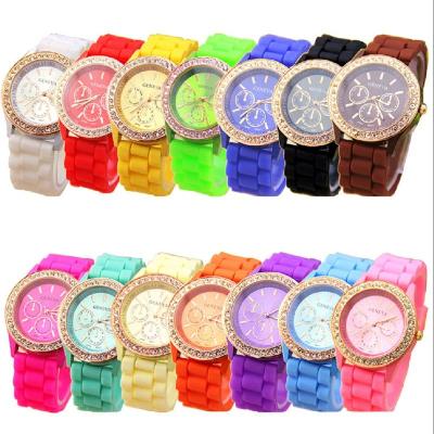 Ladies Colorful Silicone Watch