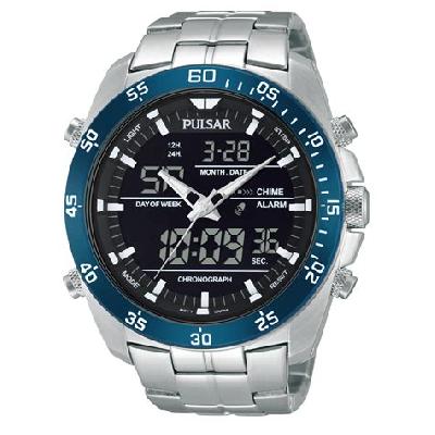 Latest Silver Mens Analog Watch