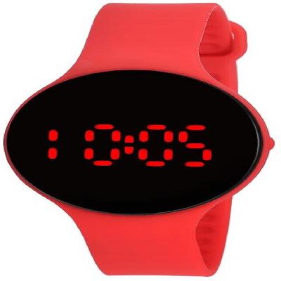 LED Digital Black Dial Unisex Bracelet Watch