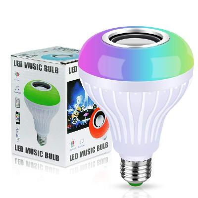 LED Music Bulb with Bluetooth Speaker