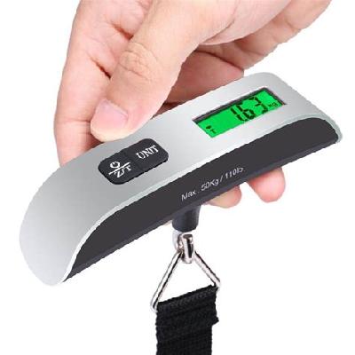Portable Handheld Electronic Digital LCD Luggage Weighing Scales - 50Kg