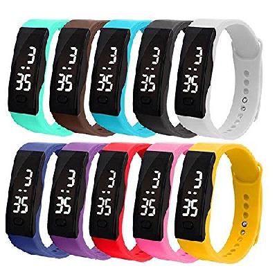 Unisex Full Silicone Led Digital Watches