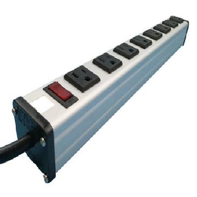 Power Strip in Metal Body
