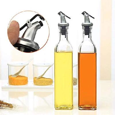 500 Ml Glass Oil Bottle With Oil Dispenser