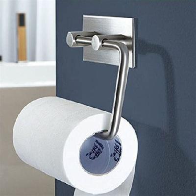 Bathroom Tissue Holder Towel Holder With Magic Adhesive Sticker