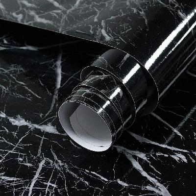 Black Marble Foil Paper