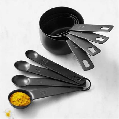 Black Measuring Cups And Spoons Set
