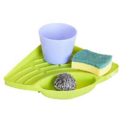 Dharm Impex Plastic Multipurpose Kitchen Sink Corner Dish Organizer
