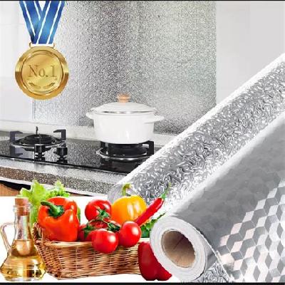 Kitchen Aluminium Foil Stickers 60x200cm