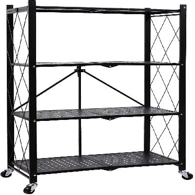 Metal 4 Layer Foldable Kitchen Rack