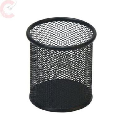 Metal Mesh Round Pen Holder