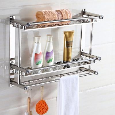 Stainless Steel Bathroom Wall Shelf Storage Holder Sponge