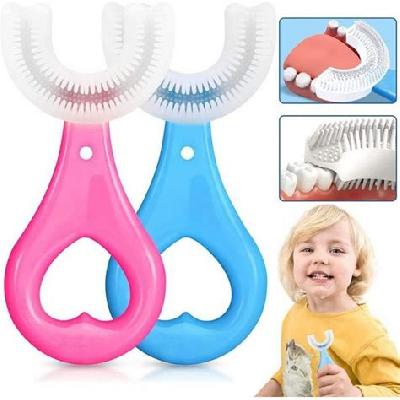 U Shape Toothbrush Kids, U-shaped Convenient Tooth Wash Cleaning Brush
