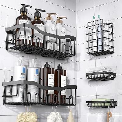 Bathroom Shelf Kitchen Shelves Shower Caddy Organizer