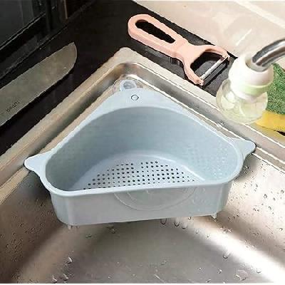 Plastic Triangle Shape Sink Storage Rack