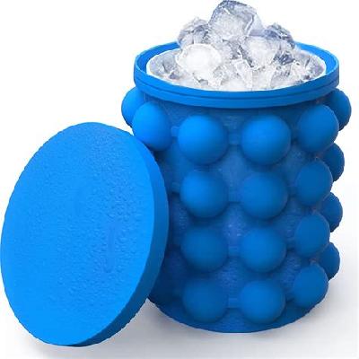 Silicone Ice Bucket Ice Cube Molds