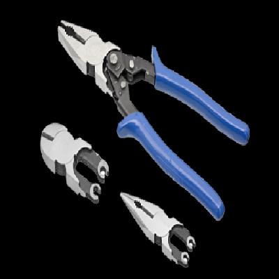 SS Swap Head Pliers With Thick Insulation