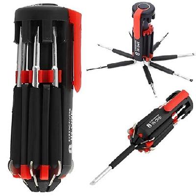 8-In-1 Multi Screwdriver With Torch