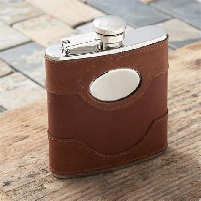 Hip Flask - Leather