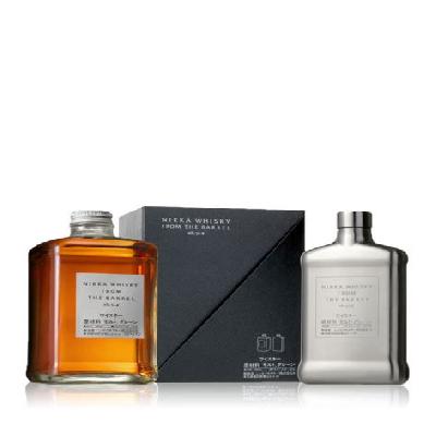 Hip Flask Pack With 2 Glass And 1 Folding Glass