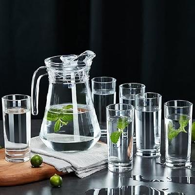 1000 ml Juice Jug with Set of 2 Glass