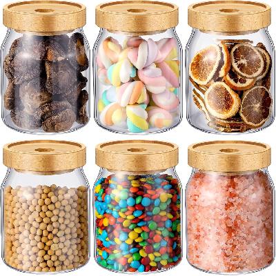 1200 ml Glass Jar and Container for Storage of Spices and Dry Fruit