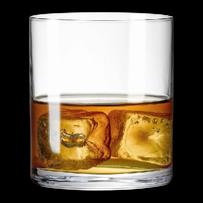 245ML Heavy Base Plain Round Transparent Whisky Water Glass Pack of 6