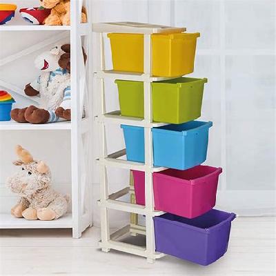 5 Extra Large Multi-purpose Plastic Modular Drawer Storage
