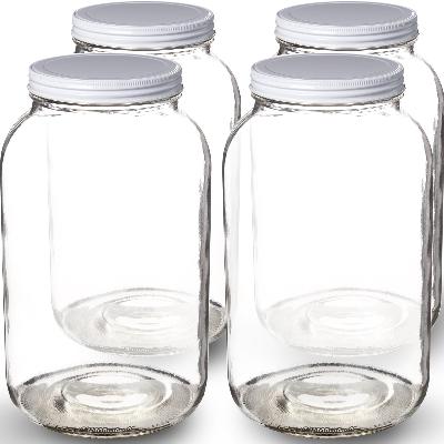 600ml Pop Jar With Glass Air Tight Lid