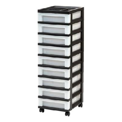 9 Drawer Plastic Rack