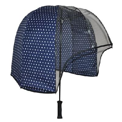 Colorful Transparent Umbrella Auto Open Windproof For Girls And Boys Blue