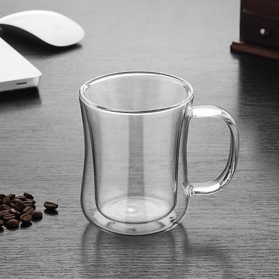Glass Coffee Mug With Handle 470 Ml 2 Pcs Microwave Safe Borosilicate Glass Cup