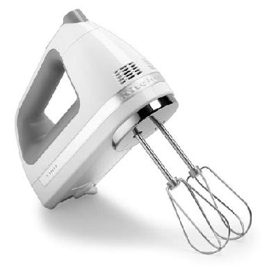 High Speed 300-Watt Hand Mixer with 7 Speed Made in India (white)