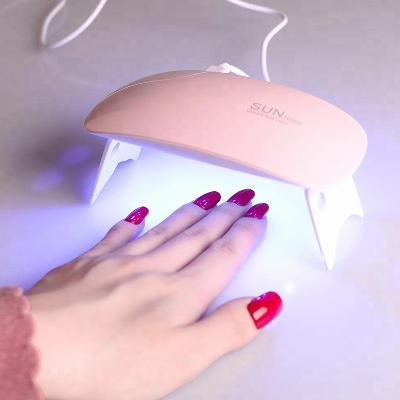 LED UV Nail Polish Dryer Mini Foldable Nail Lamp Curing Lamp Light Portable