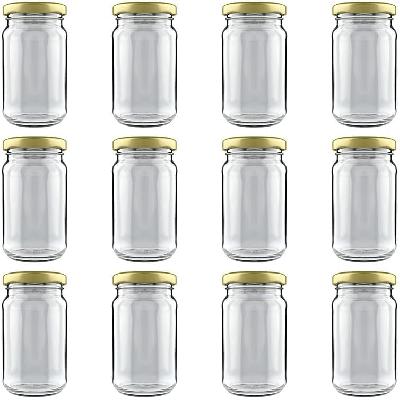 Storage Container With Golden Air Tight Lid