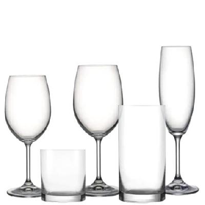 Transparent Wine Glass Set Of 6