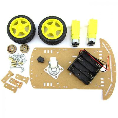 Anil electronics store2WDKIT 2Wd Smart Robot Bot with Chassis, Bo Motor, Wheels, Clamps,