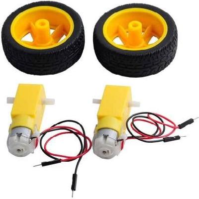 DC BO Motor Dual shaft Smart Car Robot Gear Motor for Arduino