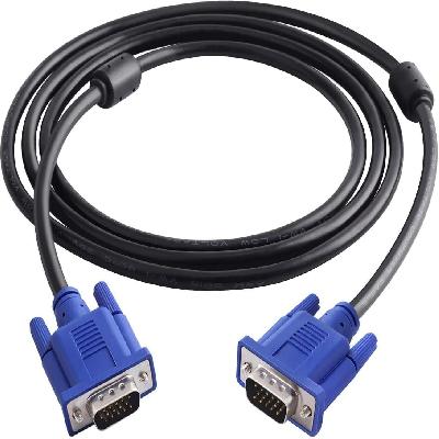 Male to Male VGA Cable 1.5Meter, Support PC Monitor LCD LED, Plasma, Projector, TFT