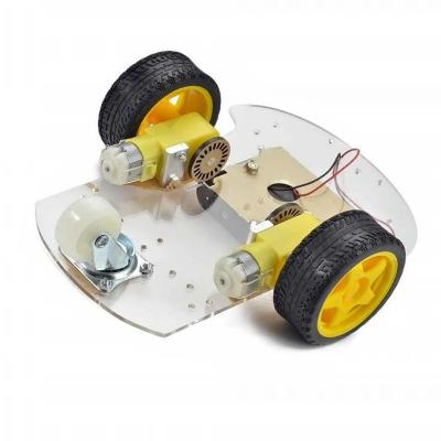 Metal Robotic 2 Wheel Drive BO Chassis for Arduino Robotics