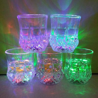 0619 Led Glass Cup (Rainbow Color)