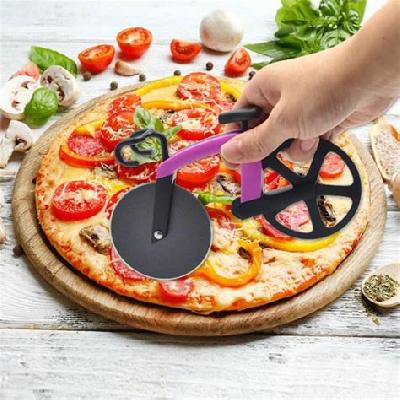 0649 stainless steel Bicycle shape Pizza cutter