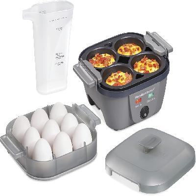 2229 Compact 6 In 1 Egg Boiler Cooker Poacher