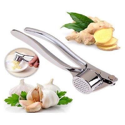 3042 Stainless Steel Garlic Press Crusher, Crusher, Squeezer, Masher,and Lemon Juicer