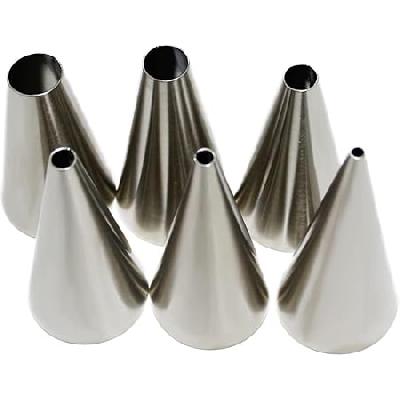 Cake Decorating Stainless Steel Nozzle (6pcs)2517