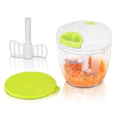 Chopper Stainless Steel Compact Extra Sharp Hand Held Vegetable Chopper Slicer With 5 Blades (0065 )
