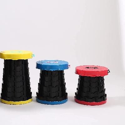 Foldable Height Adjusting Stool Space Saving Telescopic Stool(2502)