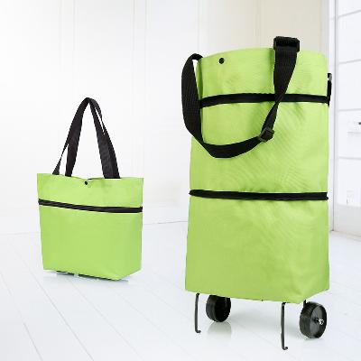 Folding Cart Bags Trolley Shopping Bag For Travel Luggage(1652)
