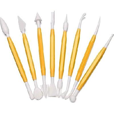 Fondant Cake Decor Flower Sugar Craft Modelling Tools Clay Mould (8pc-set)2473