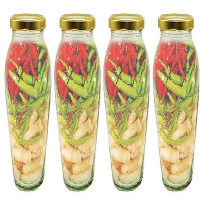 Matka Shape Jar With Rust Proof Air Tight Lid (1000ML)2534